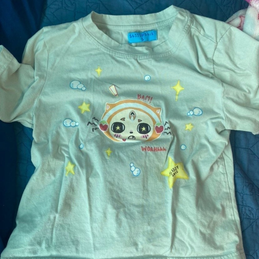 Kat baby tee top